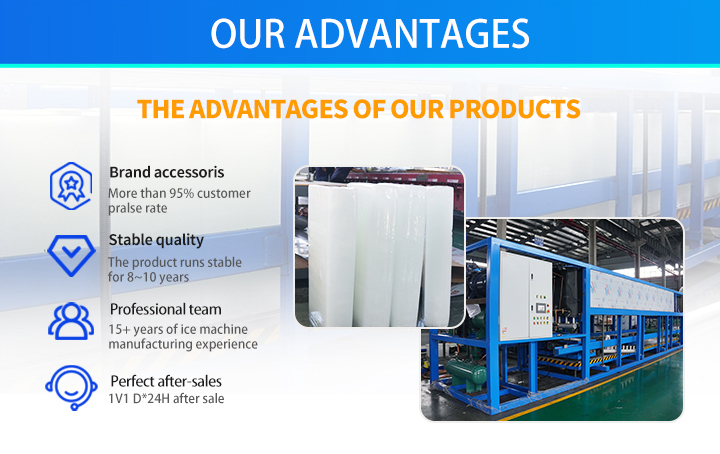 Automatic ice block machine features ما هي مزايا آلات تصنيع قوالب الثلج ذات التبريد المباشر؟