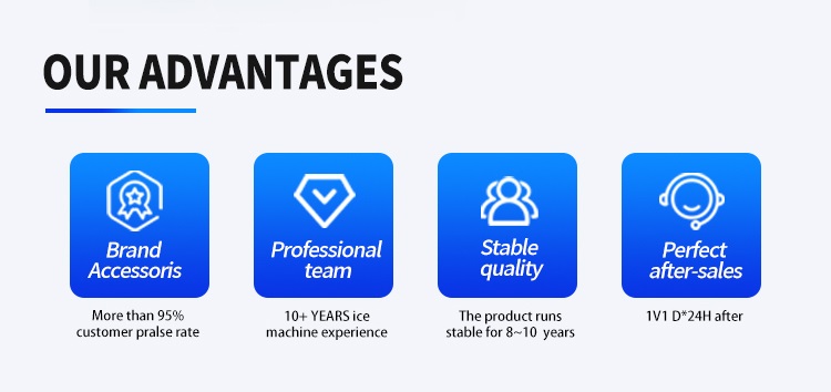 مزايا آلة صنع مكعبات الثلج