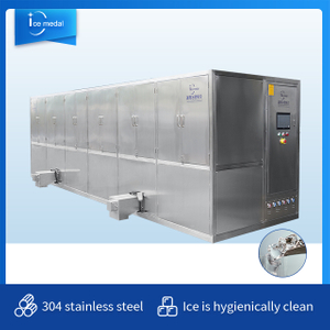 Icemedal IMC15 15 طن يوميًا آلة صنع مكعبات الثلج الصناعية ذات السعة الكبيرة 