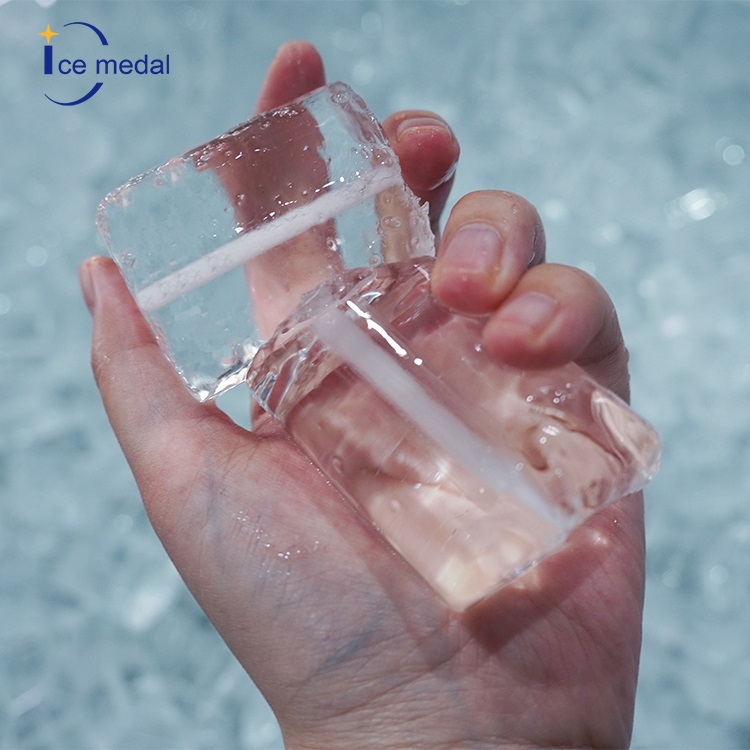 5 أطنان صناعية صلبة مقطوعة المقطع الأنبوب الجليد للمشروبات الباردة 