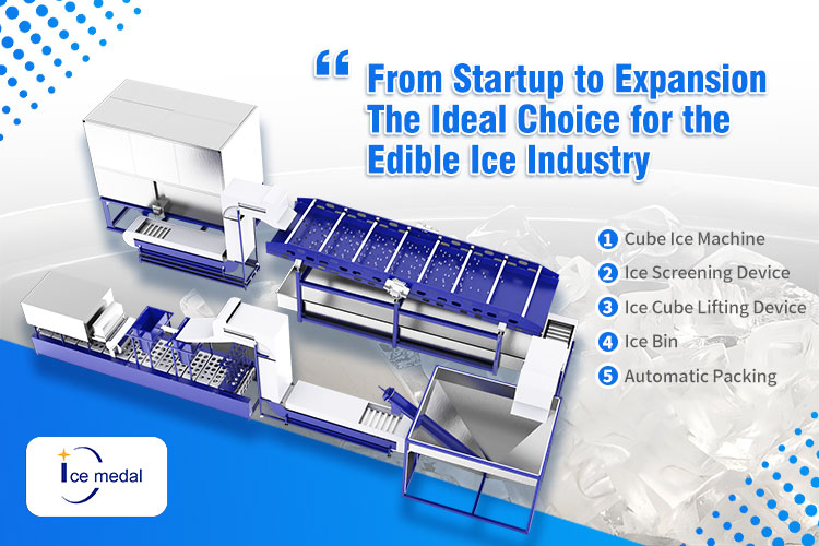 من البداية إلى التوسع: الخيار المثالي لصناعة الثلج الصالح للأكل