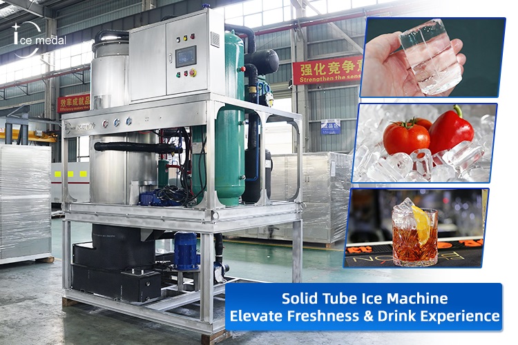 ماكينة تصنيع الثلج الصناعية في أنبوب صلب: أفضل الفريسكورا وتجربة الطفل الصغير