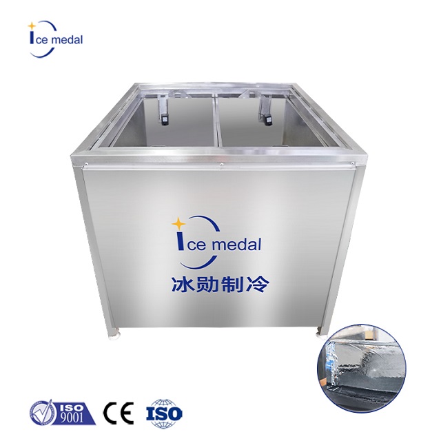 آلة تصنيع الثلج الشفاف الصناعية لتصنيع الكتل الكبيرة