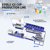 Icemedal Automated Edible Cube Machine Machine Cup Cup Ice Line One Stap